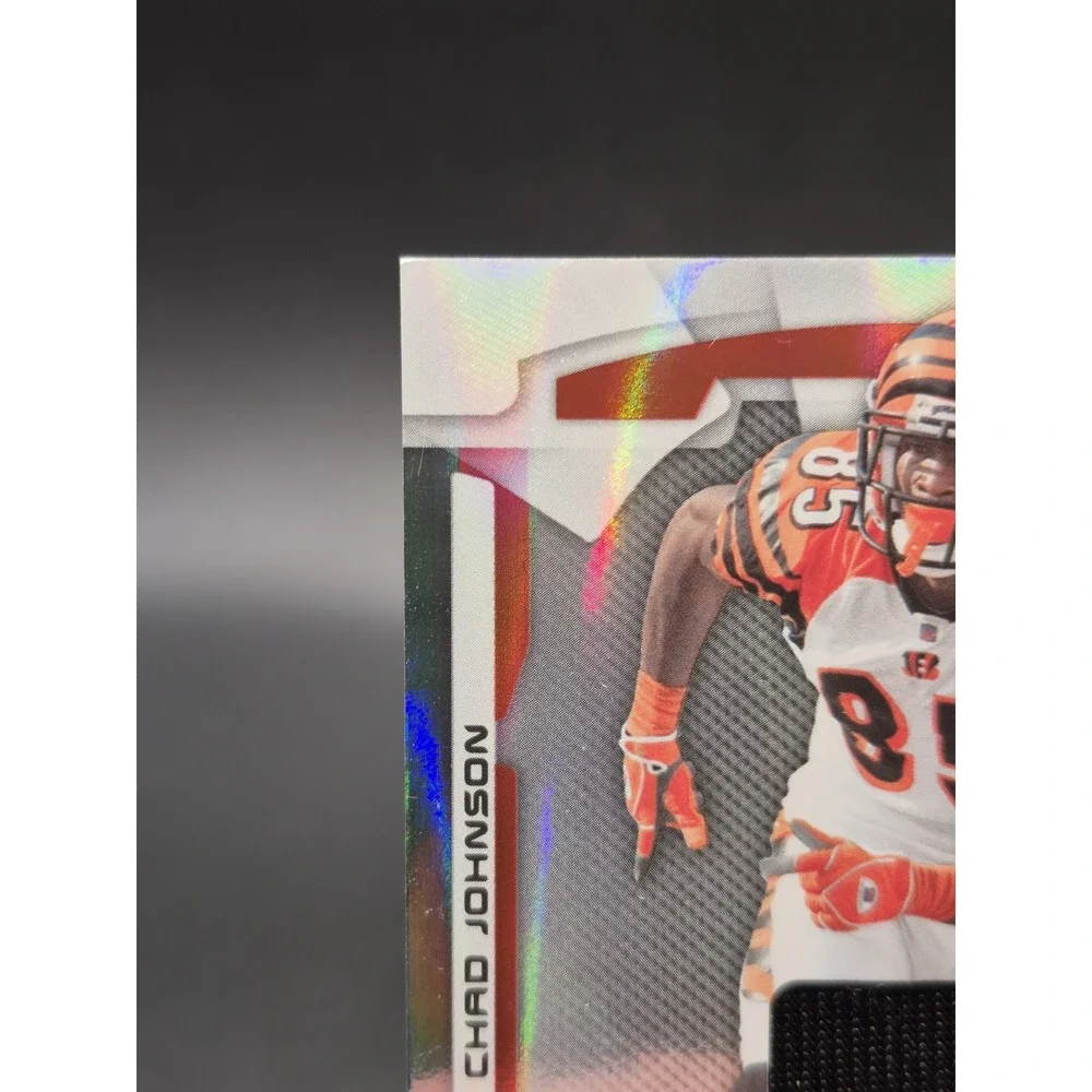 2008 Donruss Rookies & Stars Chad Johnson #20 Longevity Ruby Materials /350
